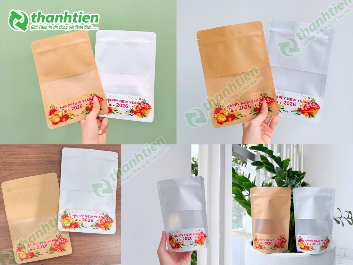 mẫu túi zip giấy in ấn đẹp