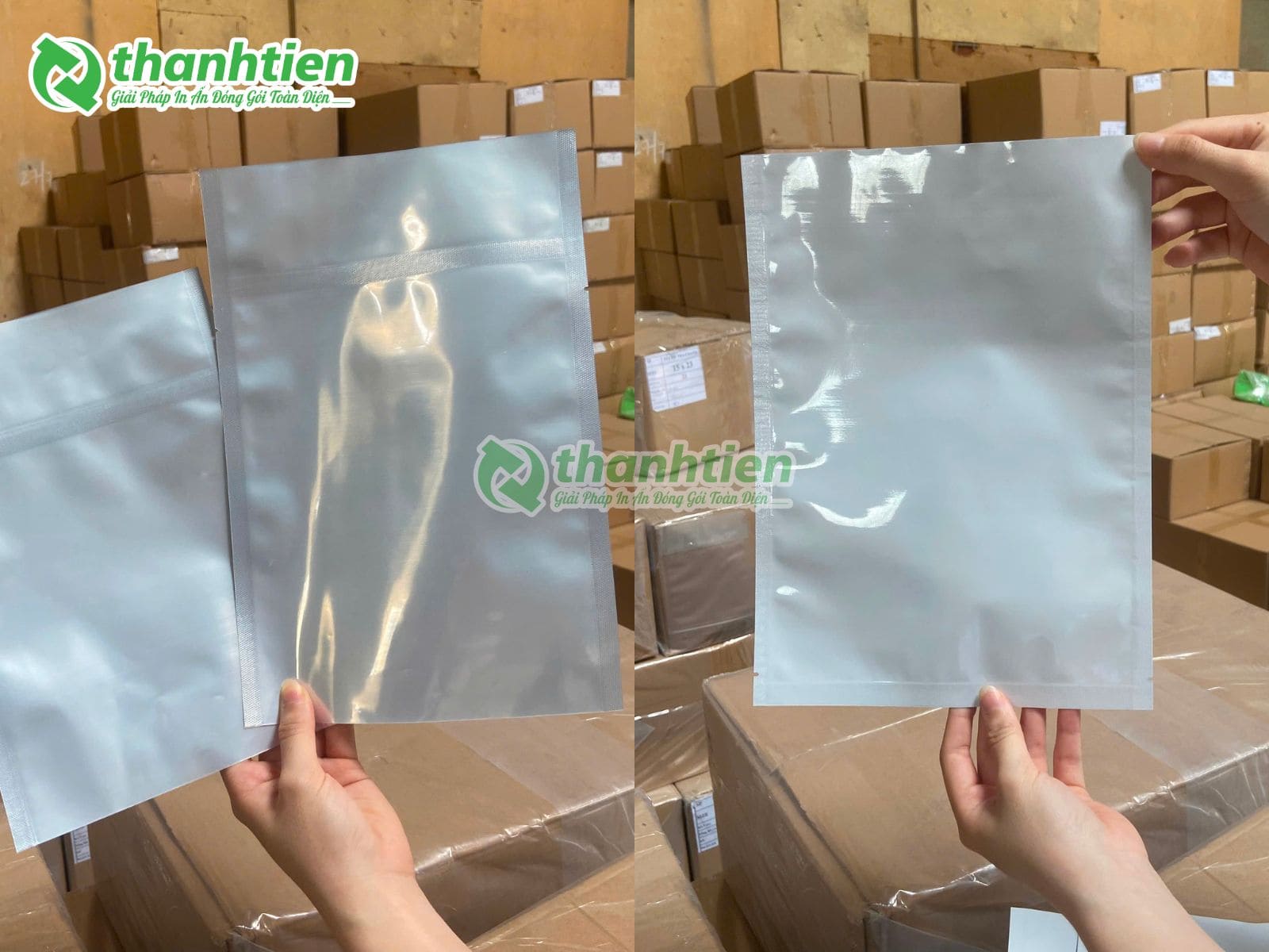Túi ép 3 biên nhiều kích thước, tiện lợi cho kinh doanh online