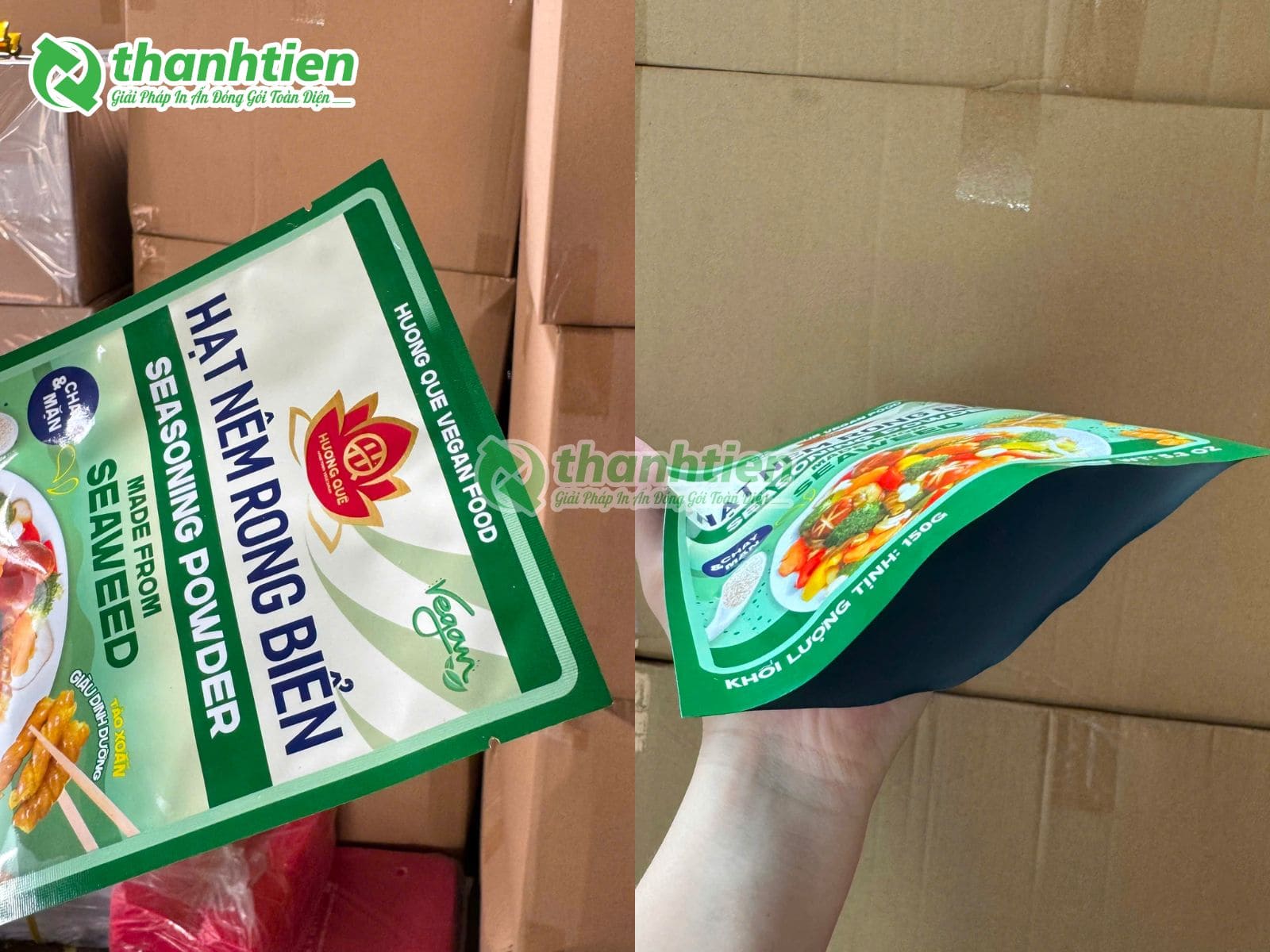Túi hàn biên nhôm cao cấp, thiết kế hiện đại, giữ hương vị lâu dài