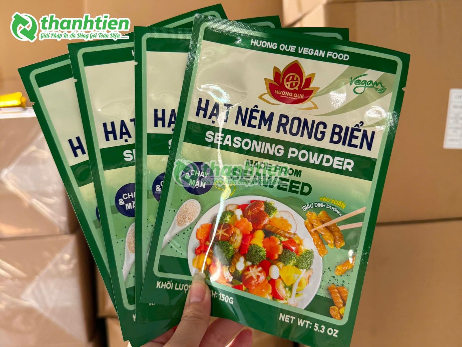 Túi 3 biên bạc ép nhiệt, lý tưởng đóng gói bánh kẹo, gia vị, đồ khô