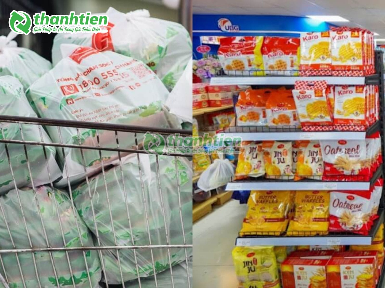 Đặt sản xuất túi ni lông giá rẻ, chất lượng, thân thiện với môi trường