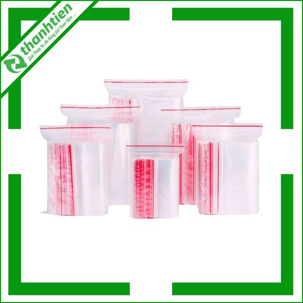 Túi Zipper Chỉ Đỏ