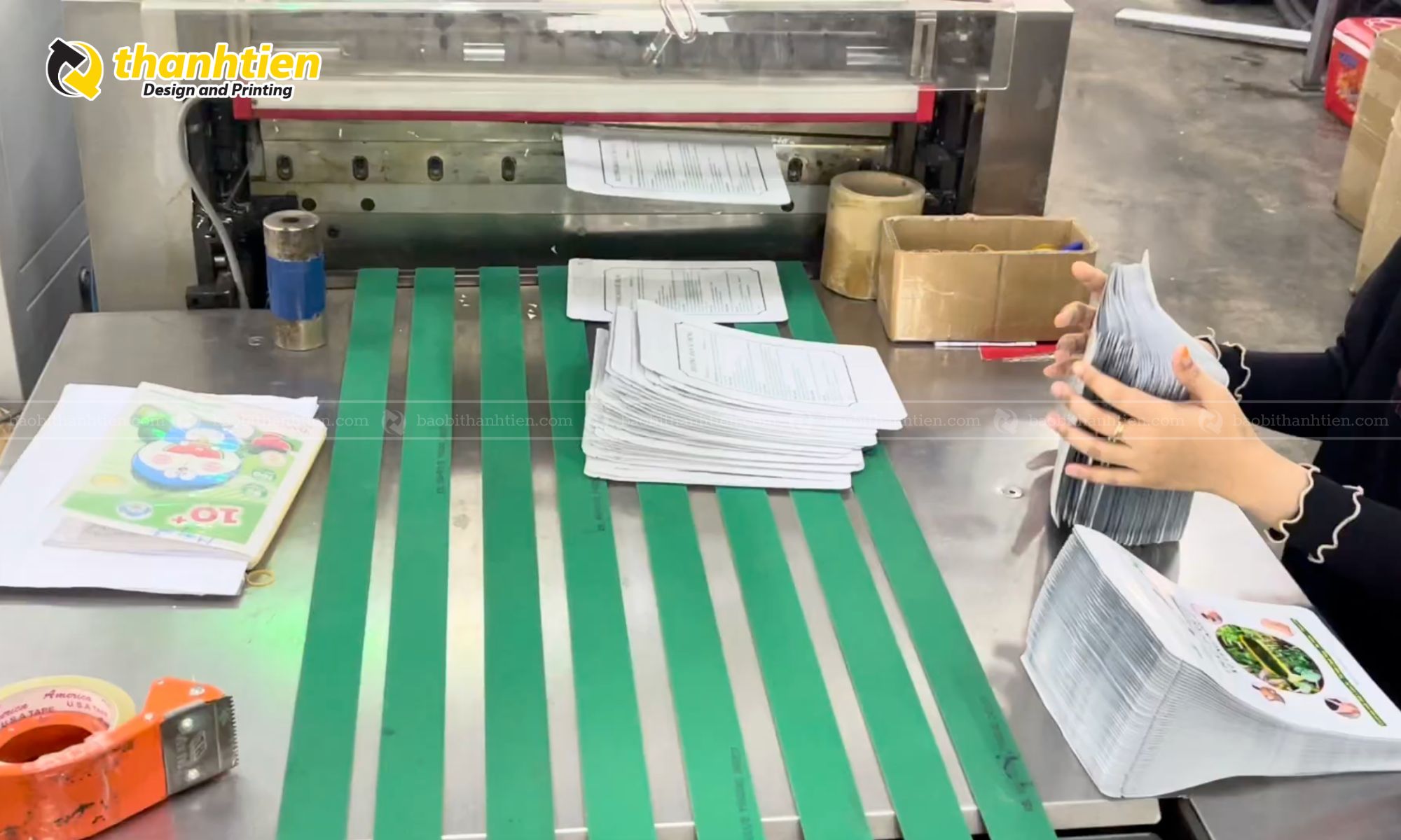 Xưởng sản xuất, in ấn bao bì tại Hà Nội