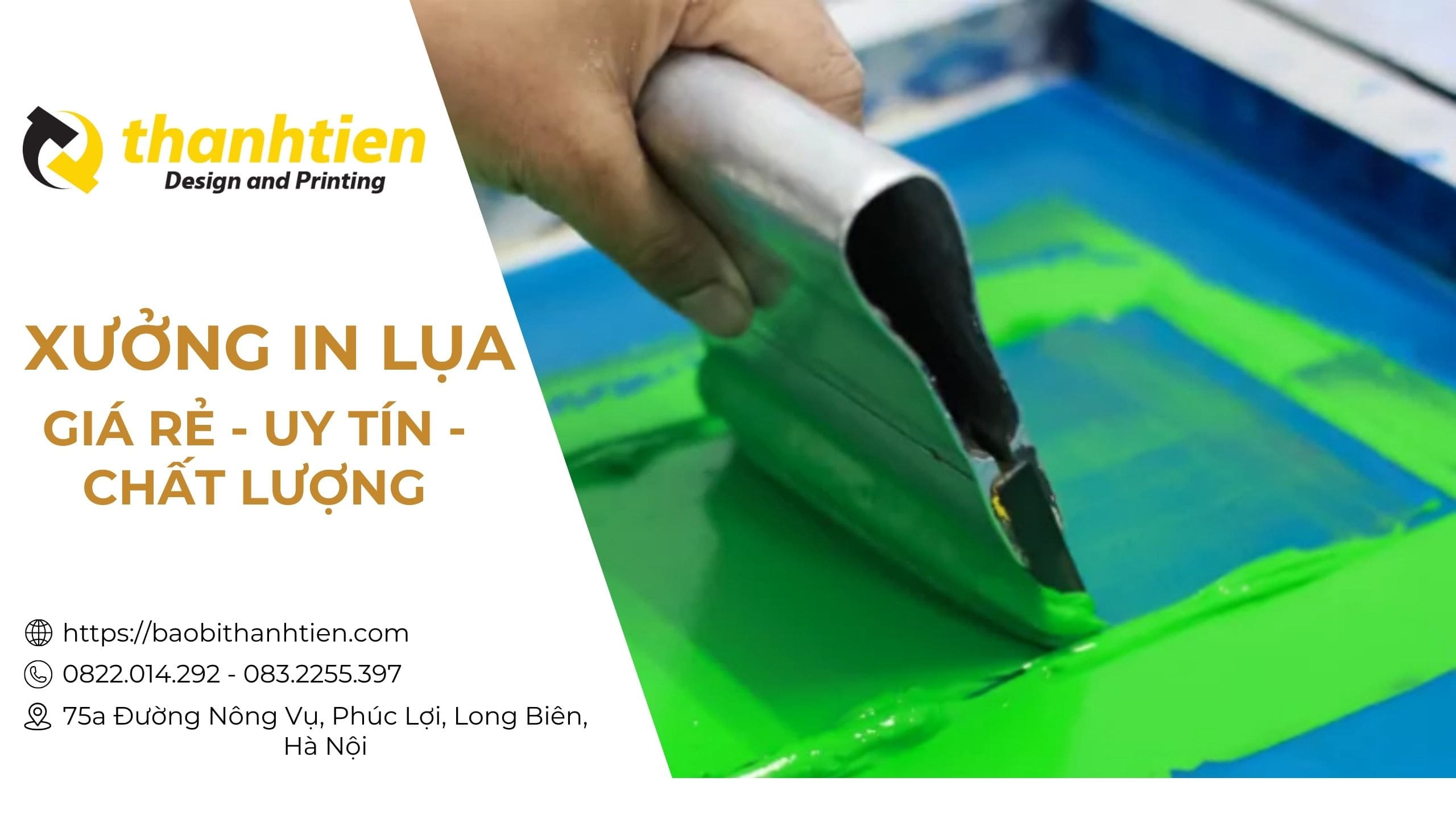 Nguyên Lý Và Quy Trình In Lụa Tại Xưởng In Lụa Bao Bì Thành Tiến