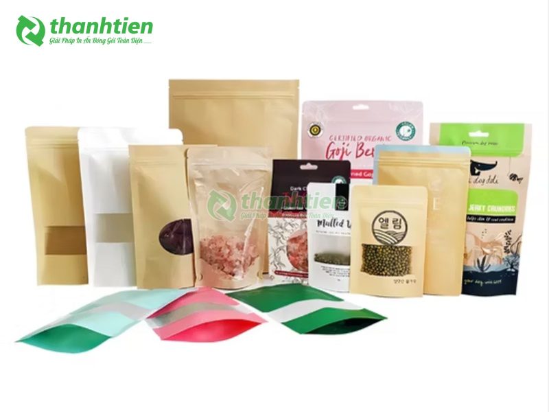 Bao bì đóng gói túi zip giấy