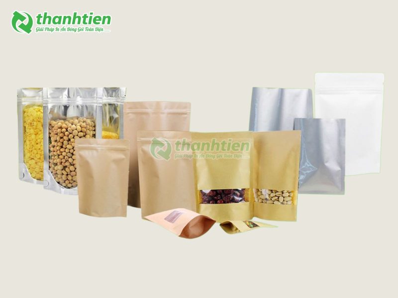 túi zipper đa dạng kích thước và các loại