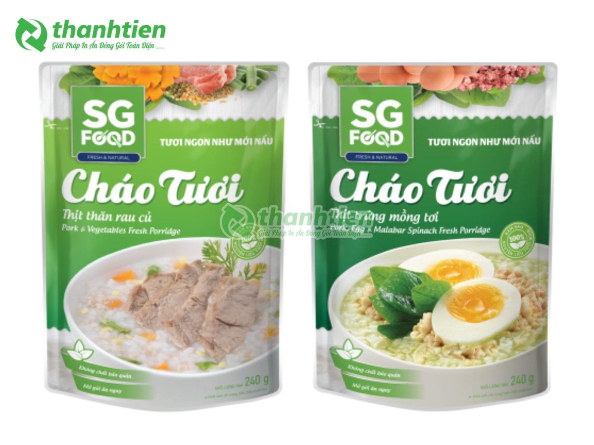 bao bì đựng cháo tươi giá rẻ