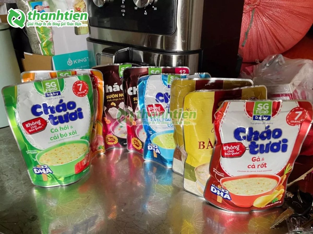 Bao bì cháo tươi đẹp