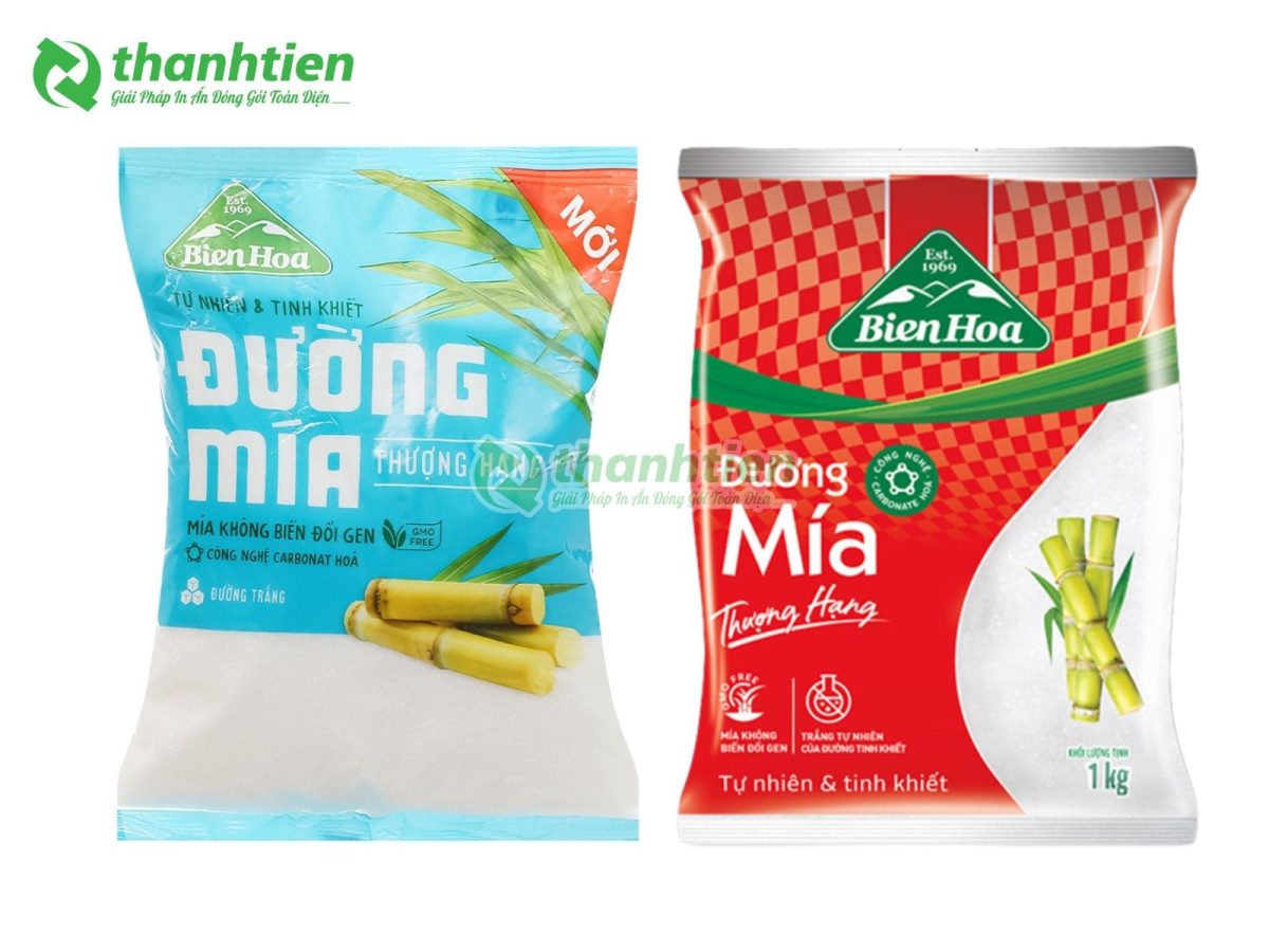 in bao bì đựng đường