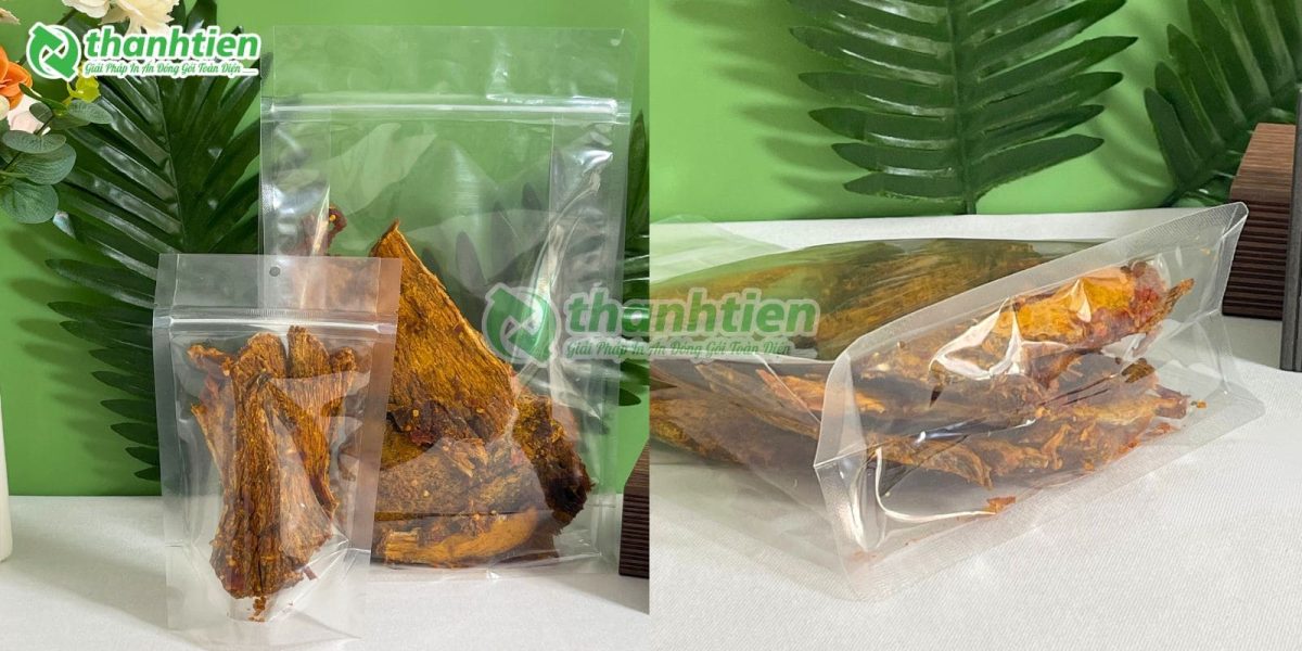 túi zip trong đựng khô bò