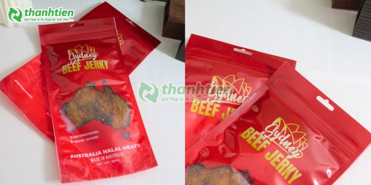 In túi zip đựng khô bò đẹp