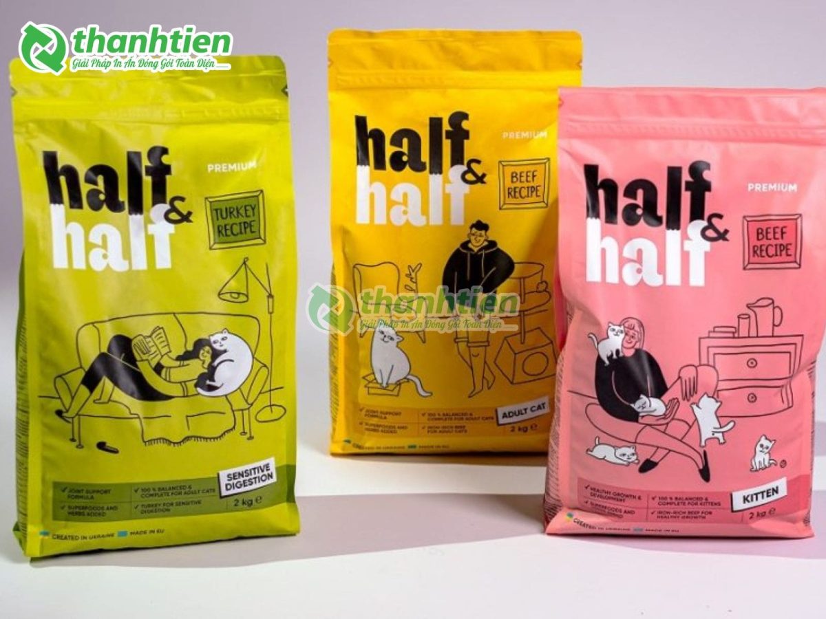 chất liệu bao bì đựng thức ăn thú cưng