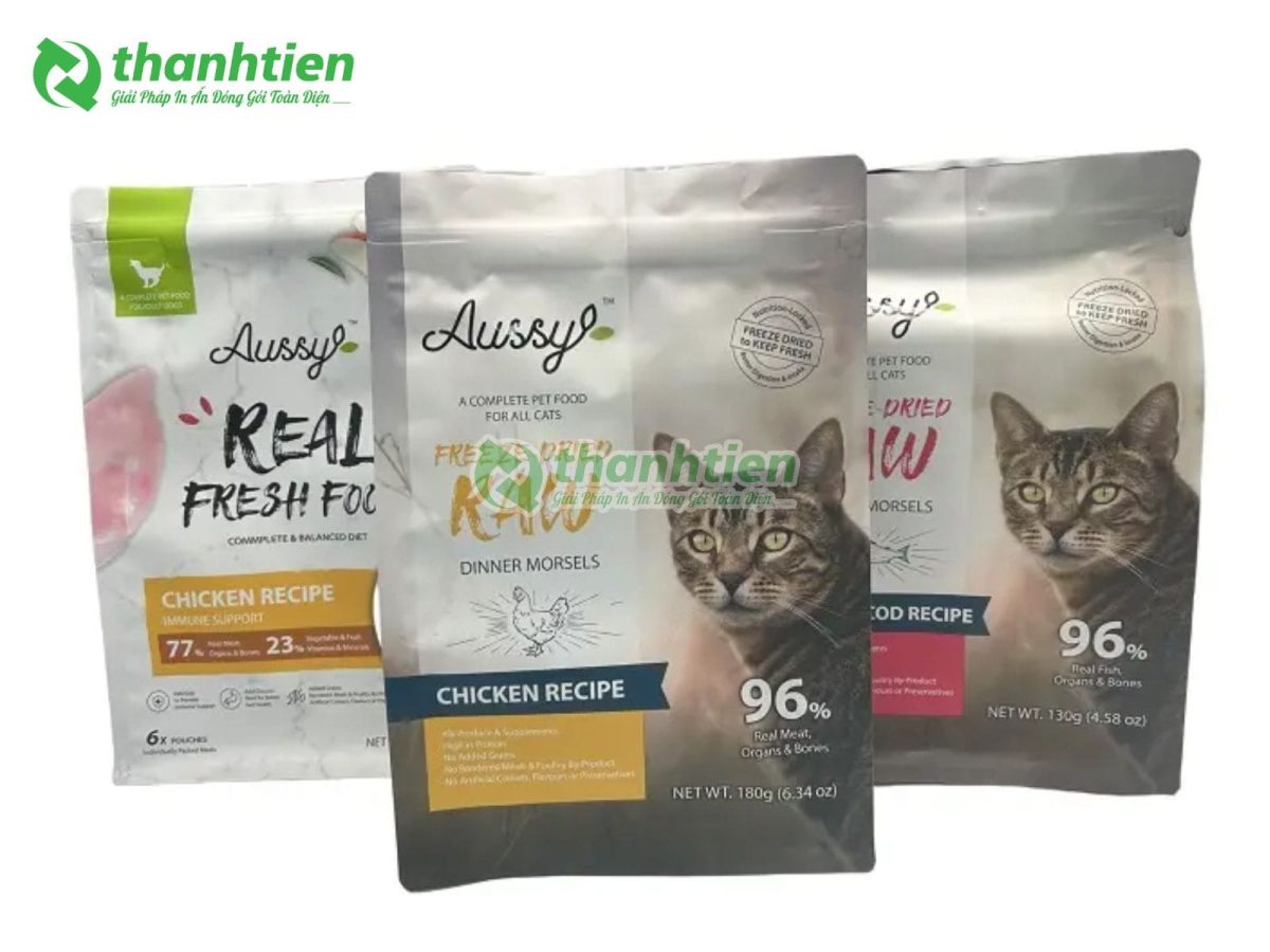 bao bì đựng thức ăn cho mèo