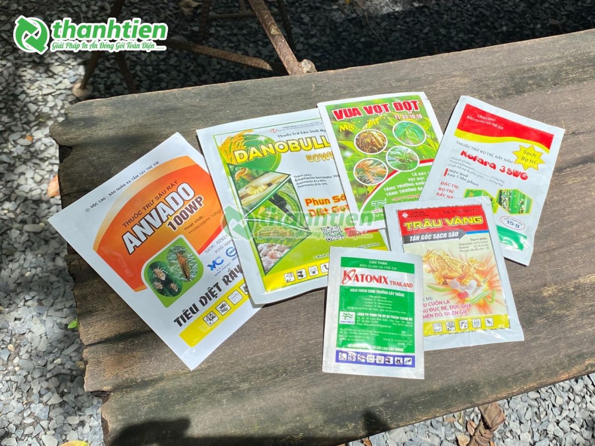 Nhận sản xuất bao bì thuốc bảo vệ thực vật theo yêu cầu