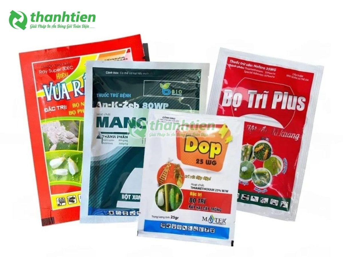 chất liệu bao bì đựng thuốc bảo vệ thực vật