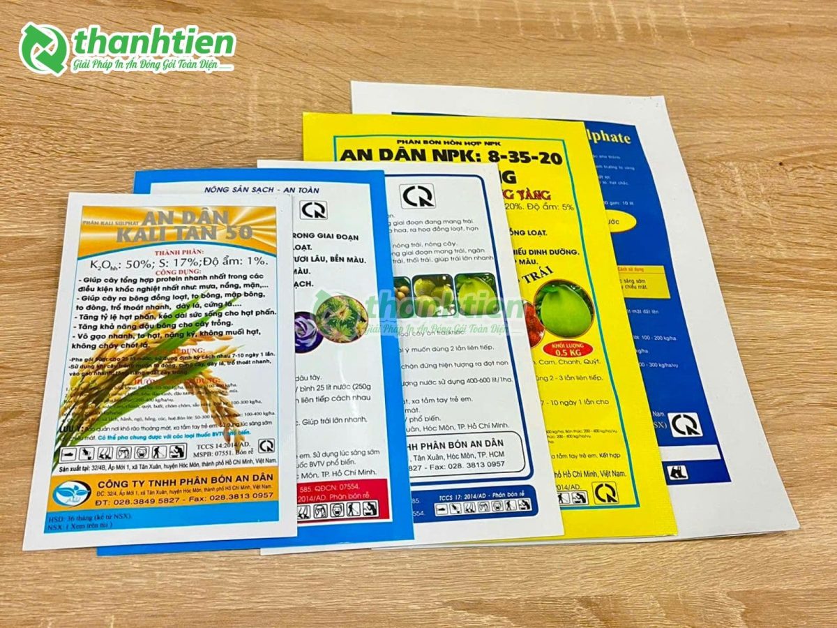 công dụng bao bì đựng thuốc bảo vệ thực vật 