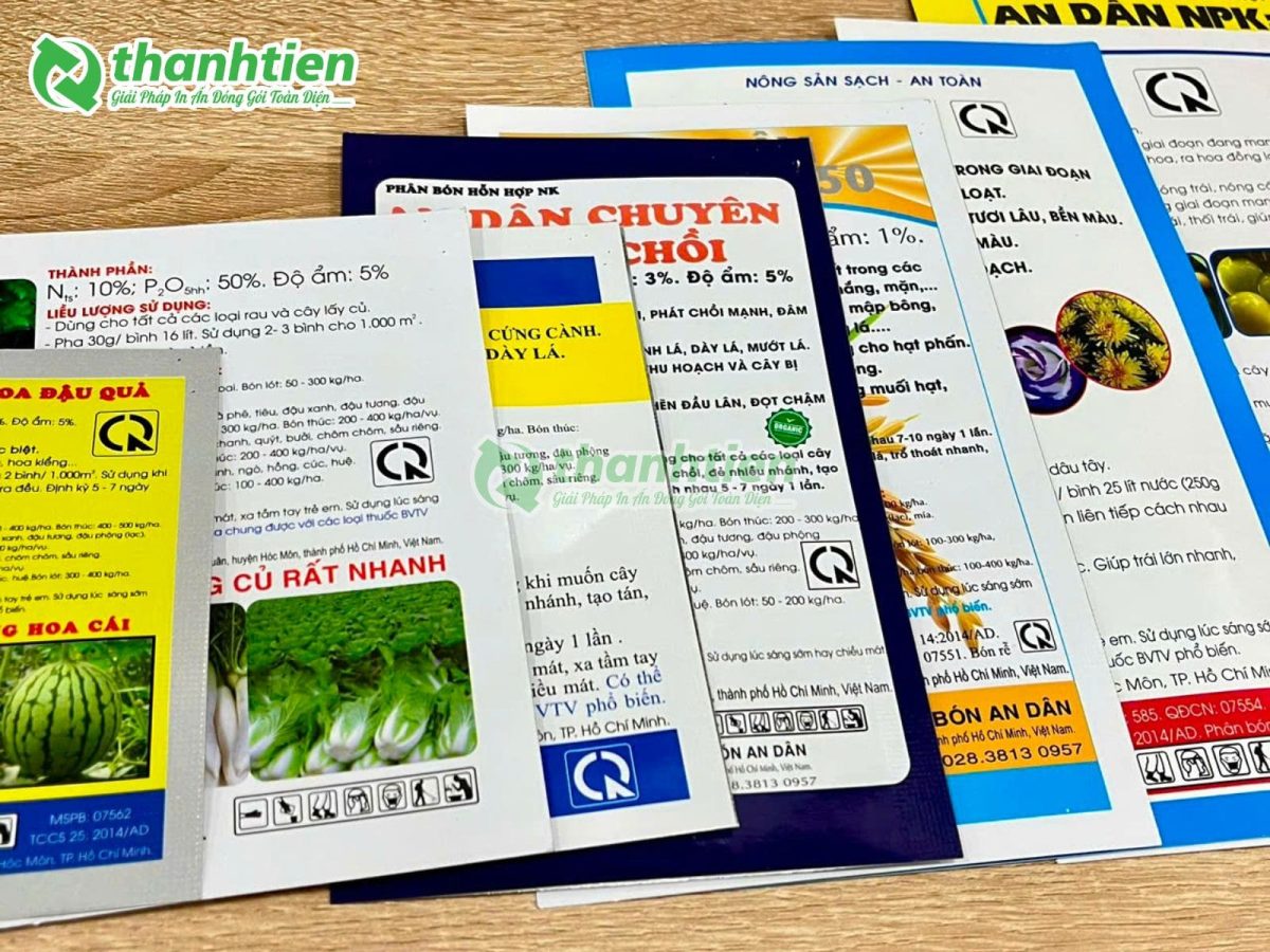 in ấn bao bì đựng thuốc bảo vệ thực vật theo yêu cầu