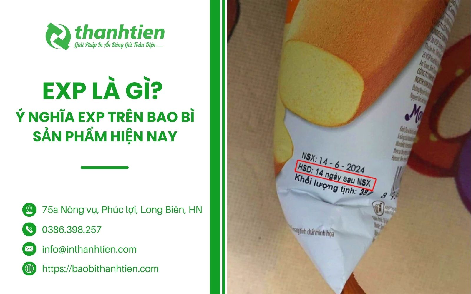EXP Là Gì? Ý Nghĩa EXP Trên Bao Bì Sản Phẩm Hiện Nay