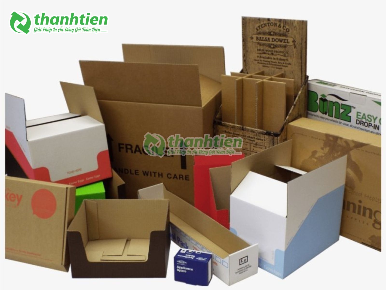 Bao bì cấp 2 đóng gói hàng hoá 