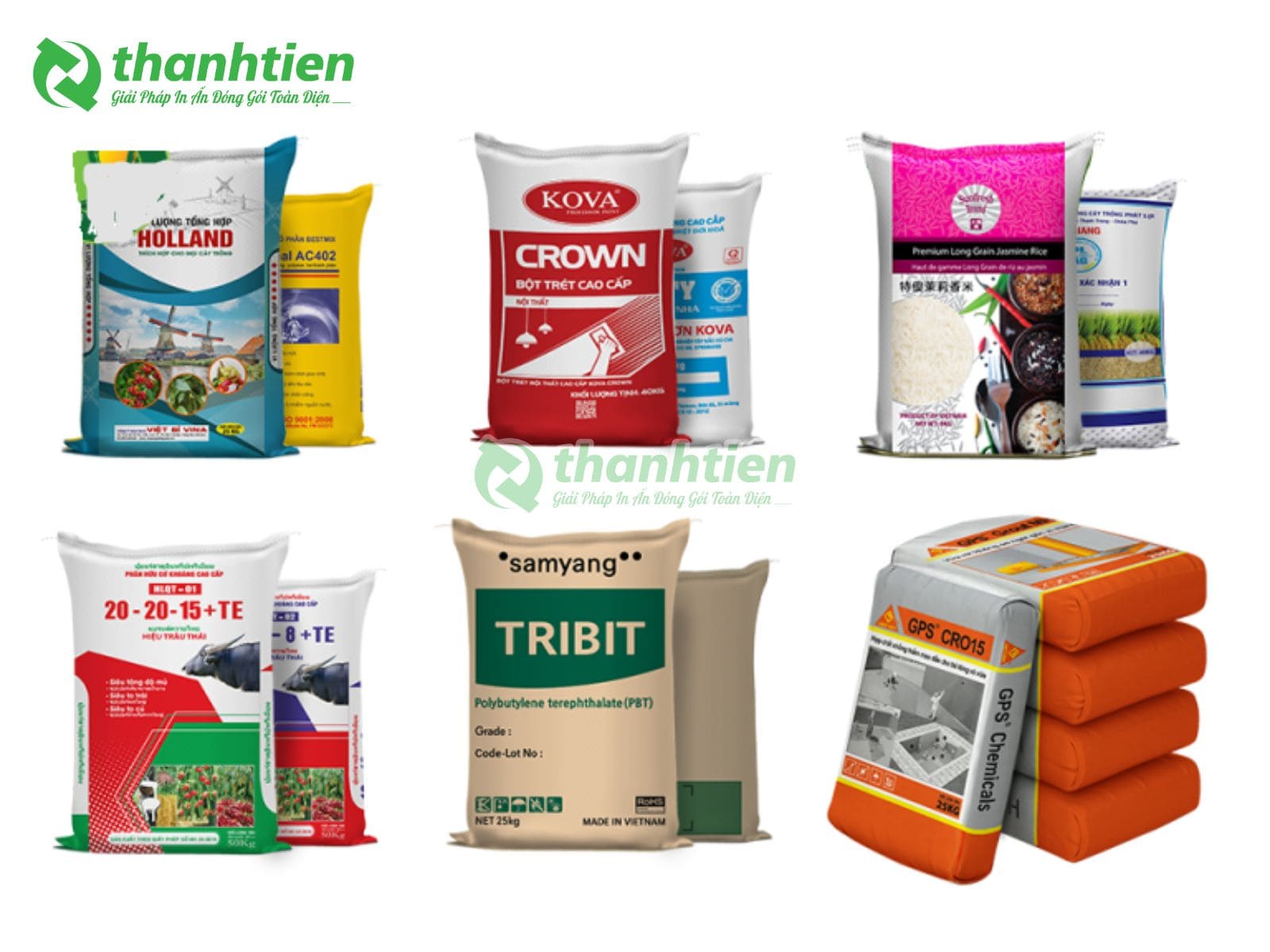 Các loại bao bì PP dệt