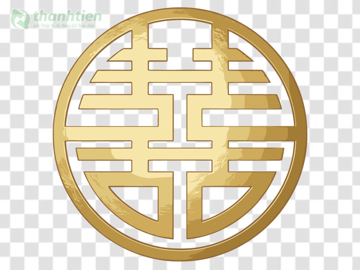 Chữ Hỷ vector in ấn PNG, nền trong suốt cao phân giải