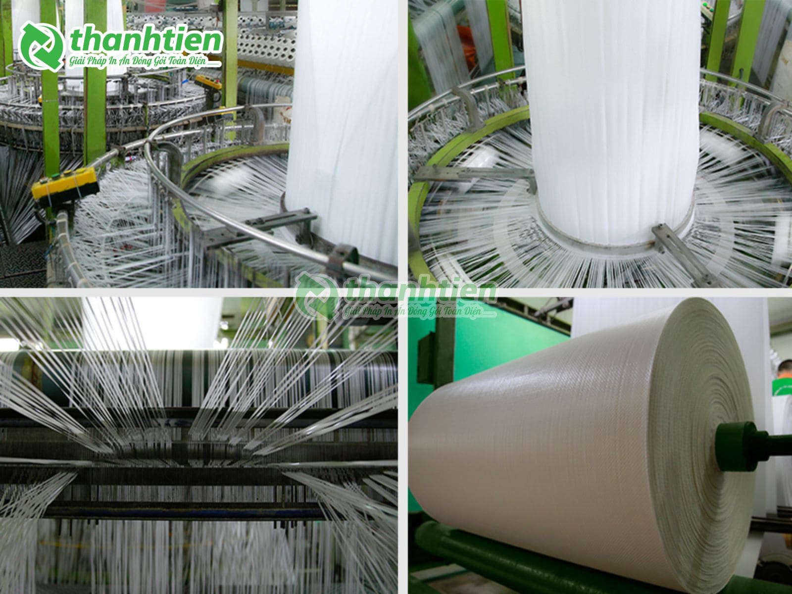 Quy trình sản xuất bao bì PP dệt chất lượng tại Bao Bì Thành Tiến