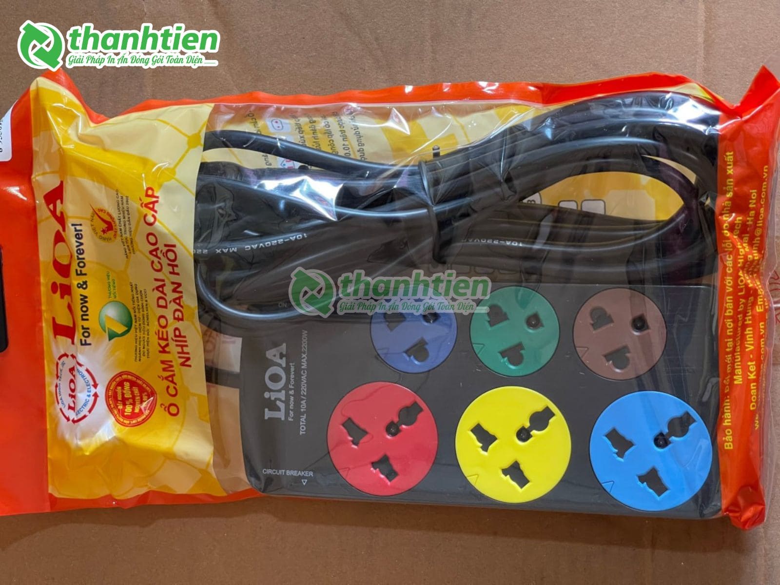 Ưu điểm của bao bì ổ cắm điện
