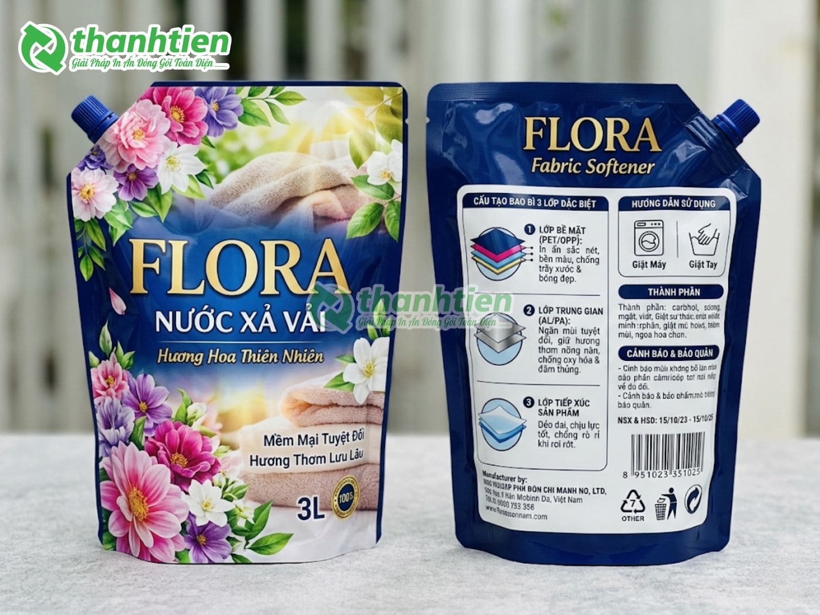 túi đựng nước xả vải giá sỉ