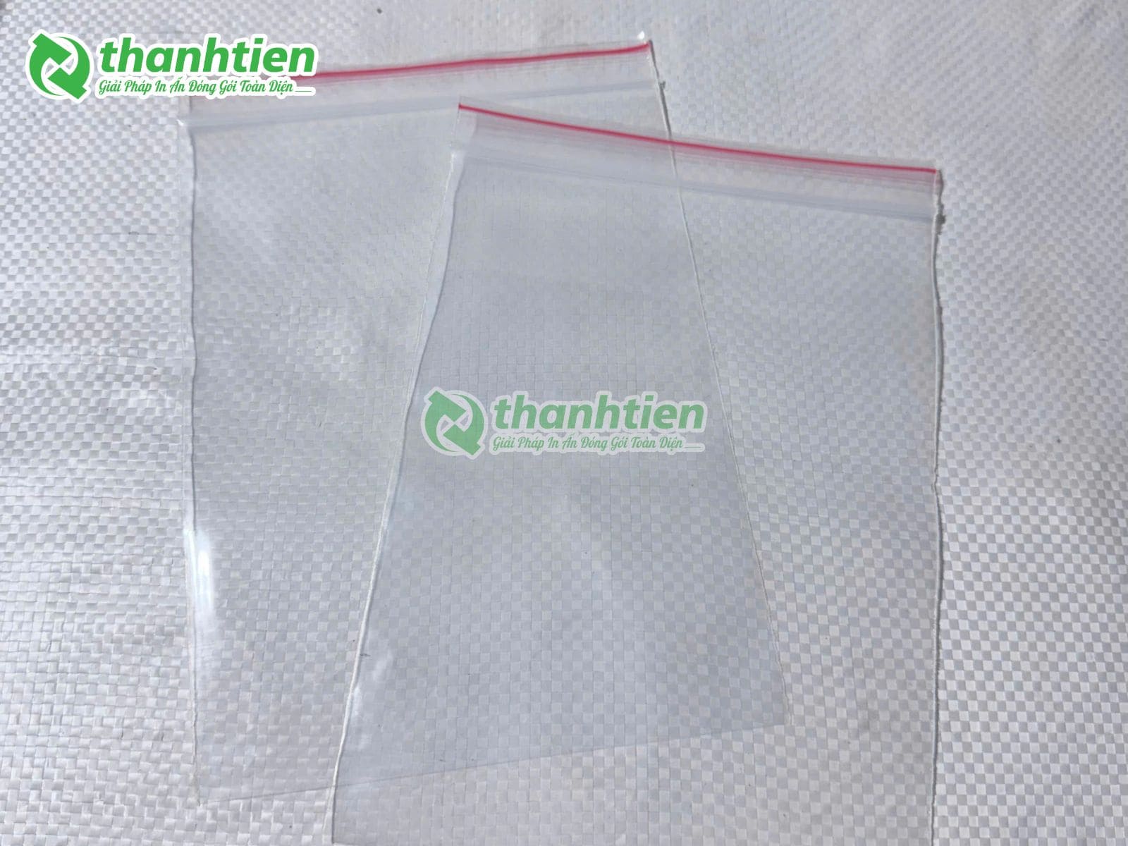 Túi zip chỉ đỏ đựng hạt dinh dưỡng, trà, cà phê