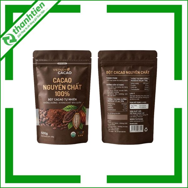 Bao bì bột cacao