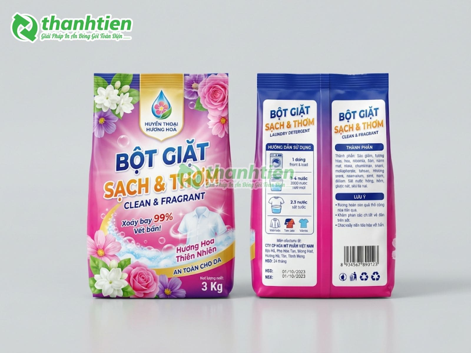 In bao bì bột giặt đẹp