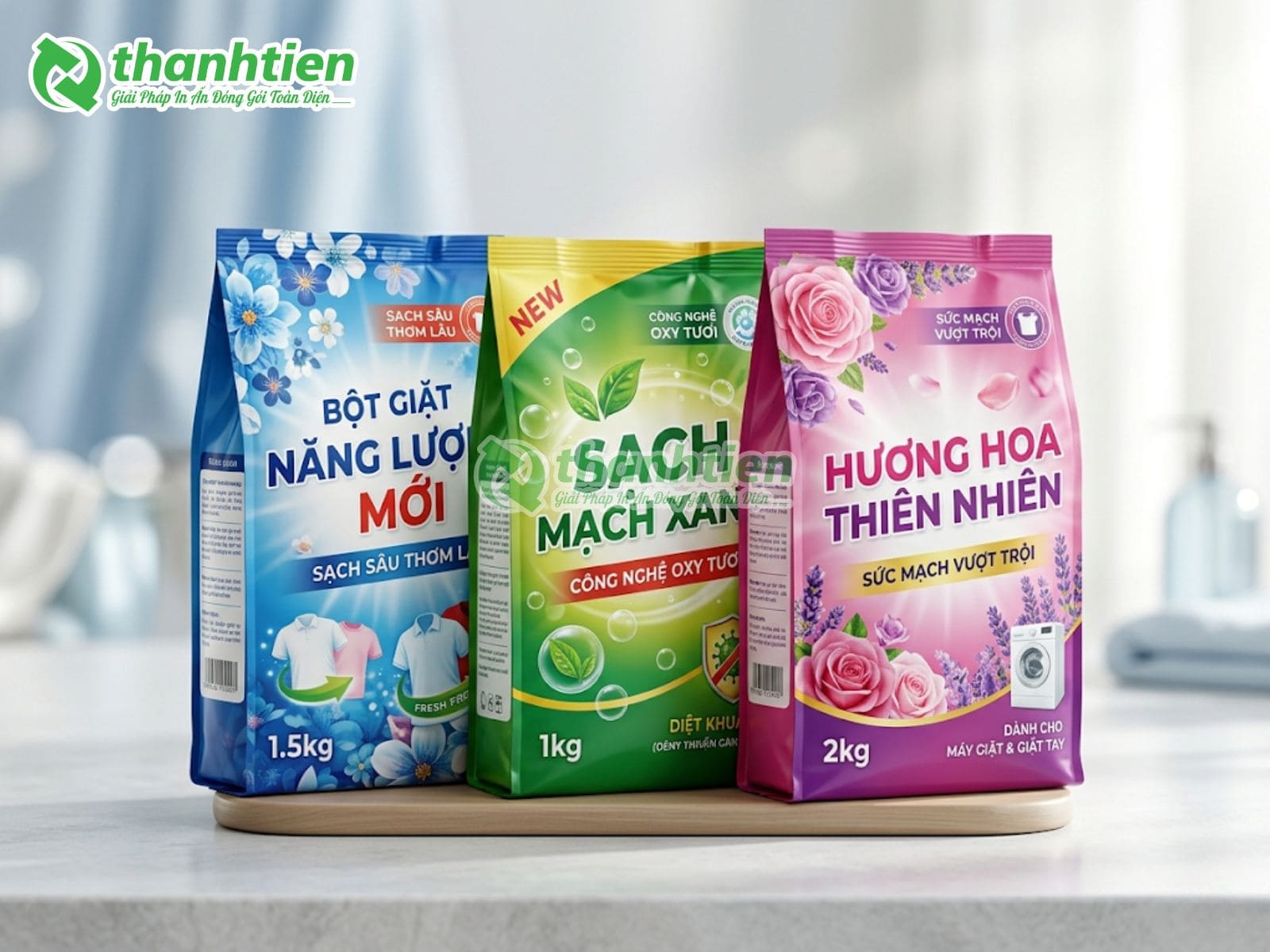 Bao Bì Thành Tiến - chuyên sản xuất bao bì đựng bột giặt giá rẻ, chất lượng tại Hà Nội, TPHCM