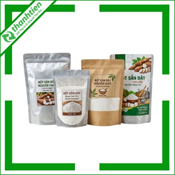 Bao bì bột sắn dây