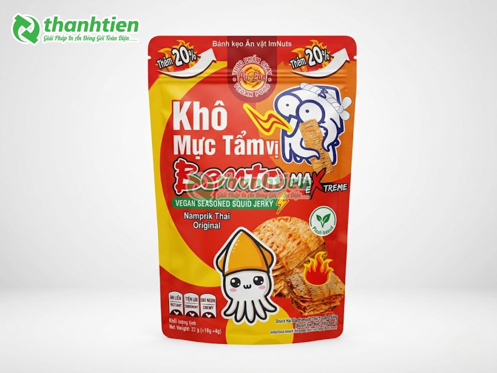 Bao bì đựng khô mực in ấn theo yêu cầu