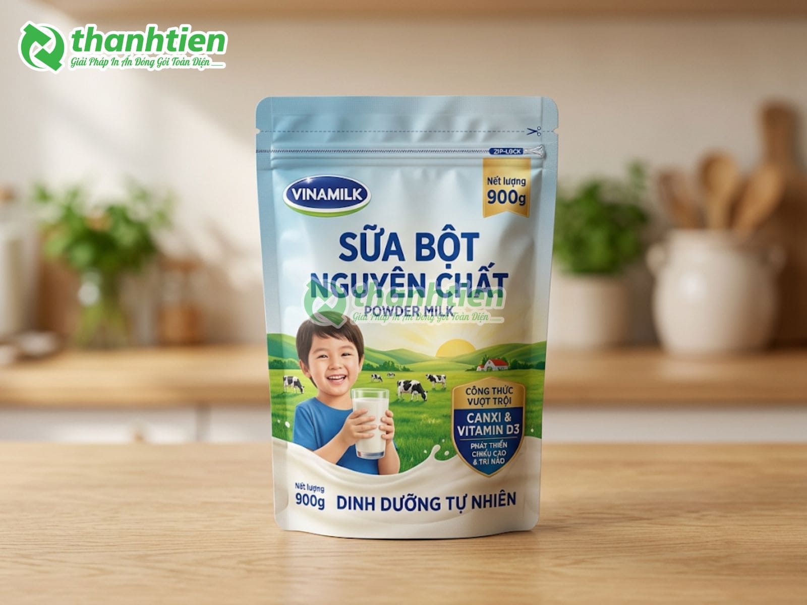Túi zip đựng bột sữa giá rẻ đẹp