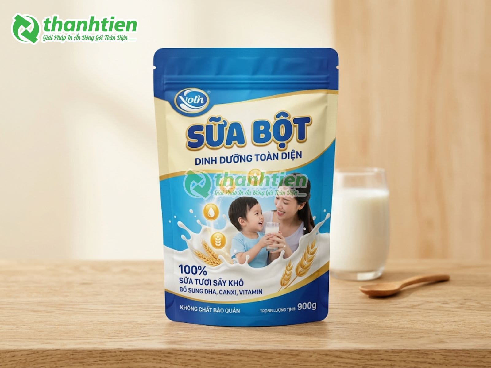 Bao bì đựng sữa bột