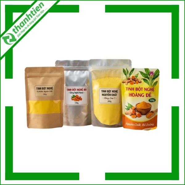bao bì đựng tinh bột nghệ