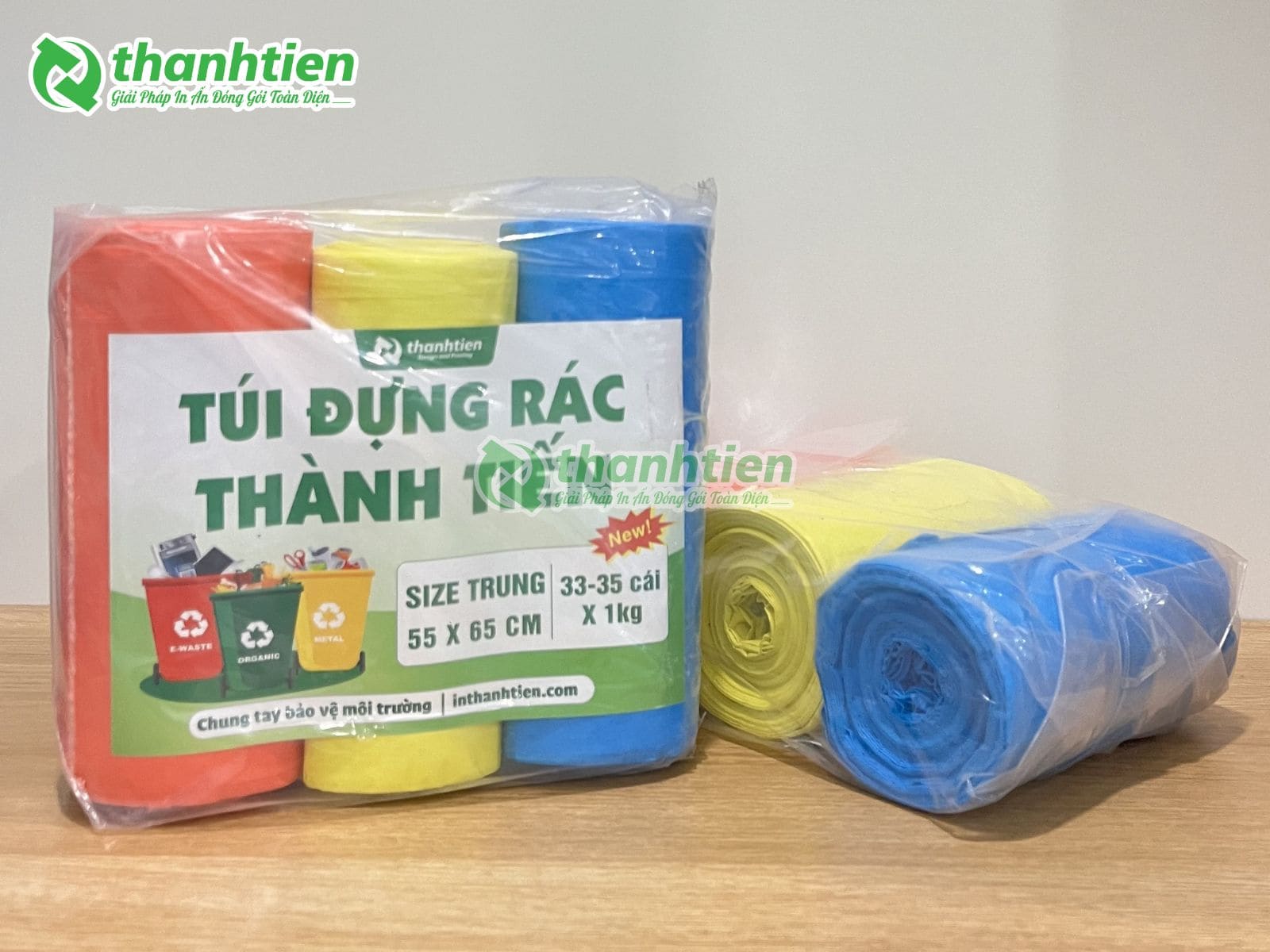 Bịch r&aacute;c 3 m&agrave;u