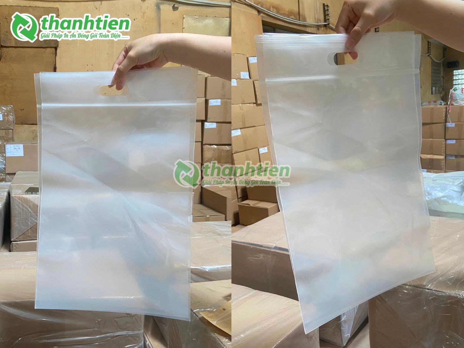 t&uacute;i zip chỉ trắng